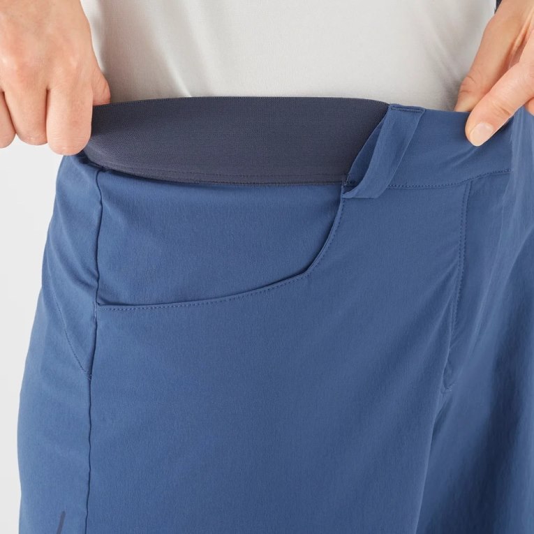 Salomon Wayfarer Women's Running Shorts Navy | CA 21Z89